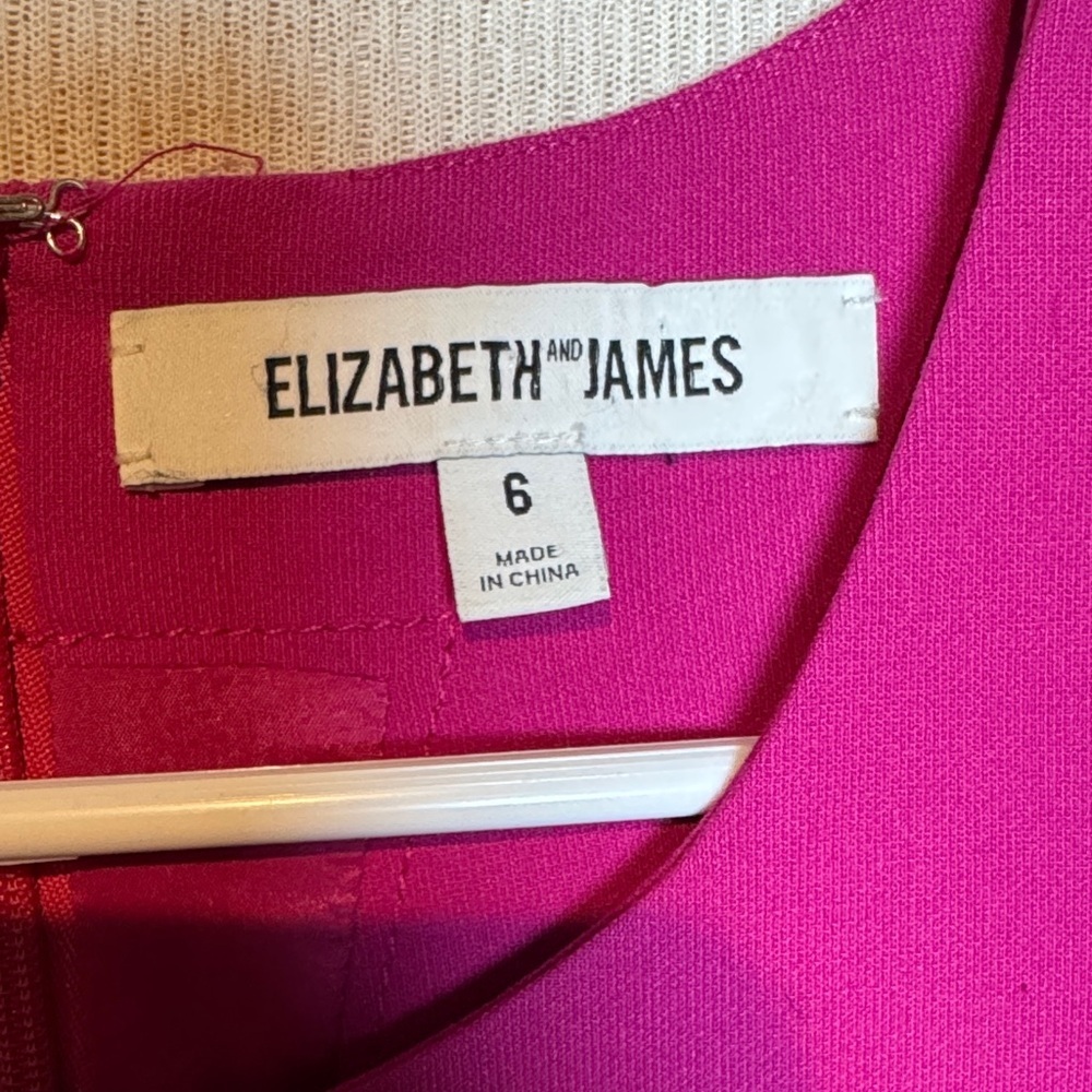 Elizabeth and James Fuchsia Mini Dress - Picture 2 of 4